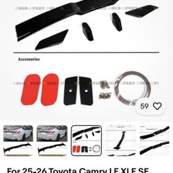 Spoiler For Toyota Camry