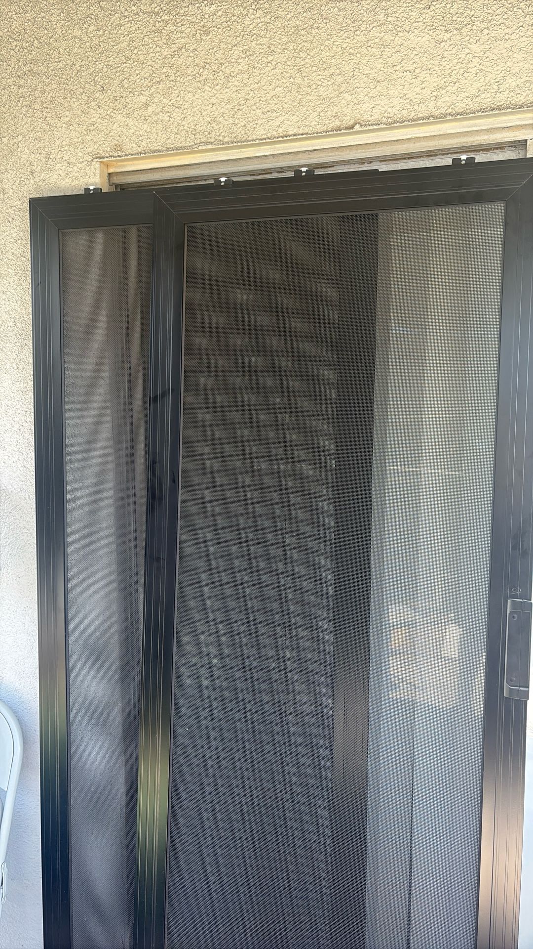 Black Steel Screen Doors