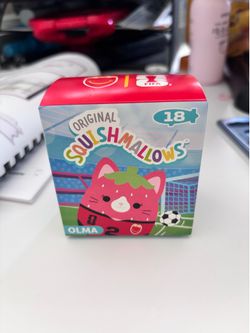 New in box McDonald's Squishmallows FIFA Happy Meal Toys Set Sentry With Box can also sell separately   Only take out to make sure it is the right toy