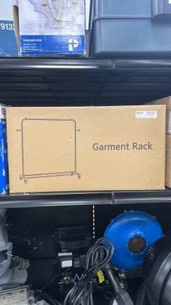 Rolling Metal Garment Rack – New In Box