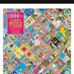 Eeboo Firecracker Labels 1000 Piece Puzzle