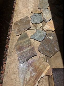 Slate for landscaping job