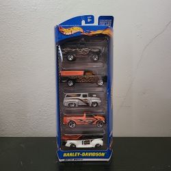 Hot Wheels Harley Davidson 1/64 5-Car/ Truck Pack Set - Assorted (P)