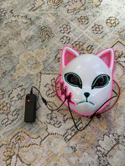 LED Demon slayer mask