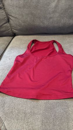 Red Racerback Athletic Tank Top
