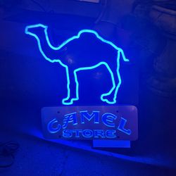 Camel cigarettes lighted sign