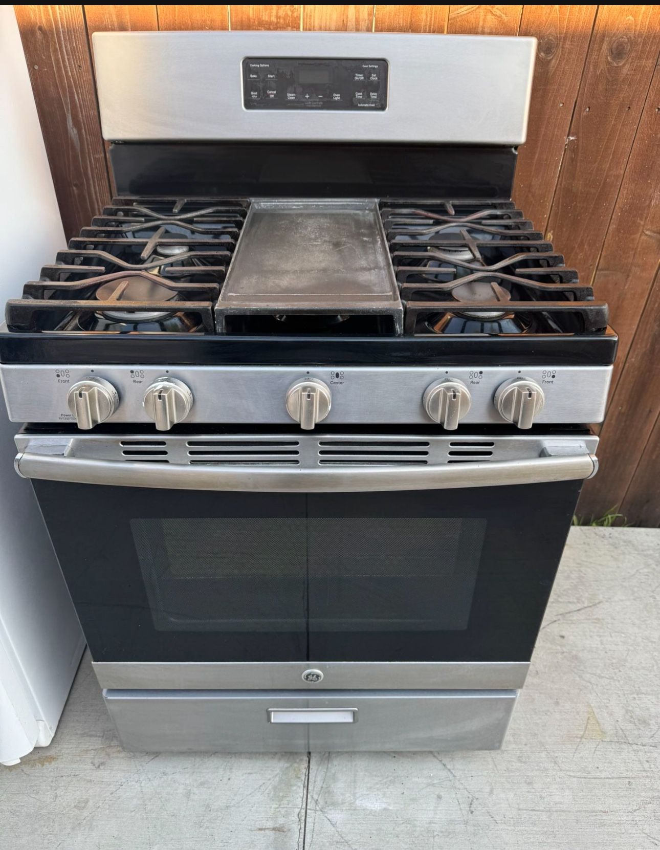 GE Stainless Steel Stove