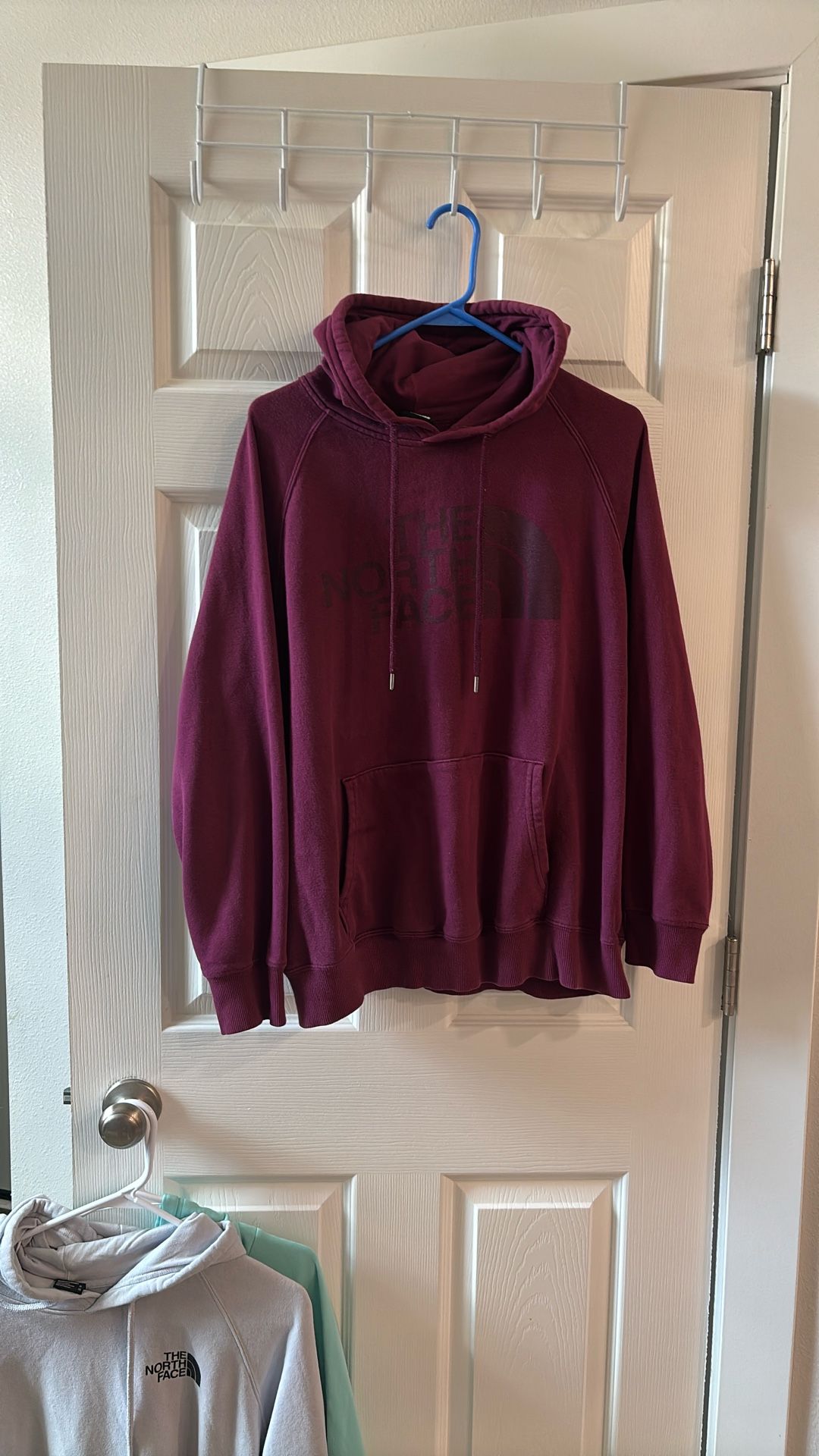 Maroon North Face Hoodie