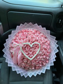 100 rose bouquet ramo buchon