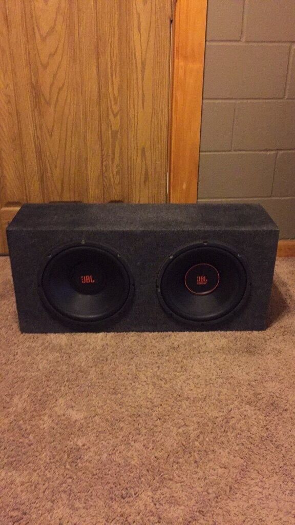 12” dual ported sub box with 2 12” JBL subs