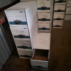 Bankers boxes - Stacking file cabinets