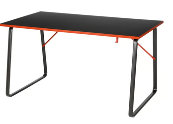 IKEA HUVUDSPELARE Gaming desk, black, 55 1/8x31 1/2"