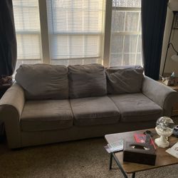 Free Sofa In Poor But Usable Condition. 