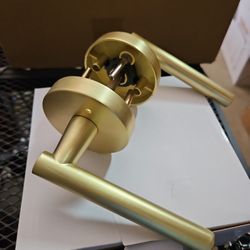 6 Pack Gold Door Handles