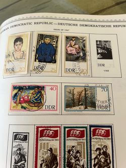 German democratic Republic collection of 28 postage stamps issue 1966 to 1967 🇩🇪 German democratic republic collection of 28 postage stamps issue 19
