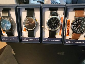 (4) NEW Men's watches $40 EVERYTHING