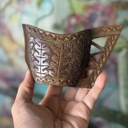 Vintage Yugoslavian Hand Carved Wedding Cup