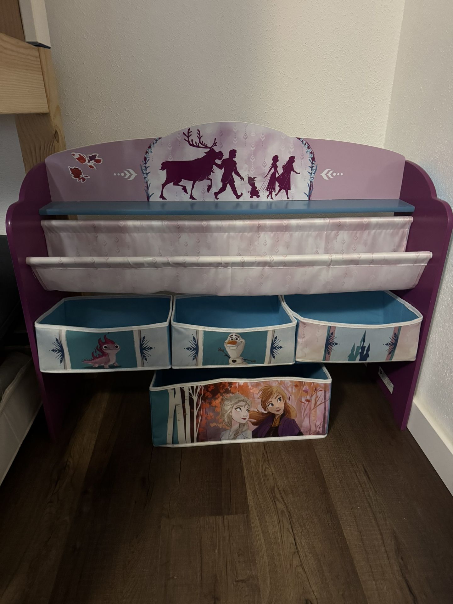 Frozen Table, Toy box And book Shelf Combo