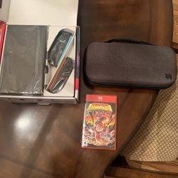 Nintendo Switch 2 With Black Carrying Case And New Donkey Kong Bananza Game!