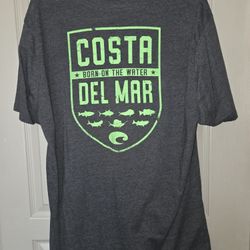 Men's Gray Short With Green Accents