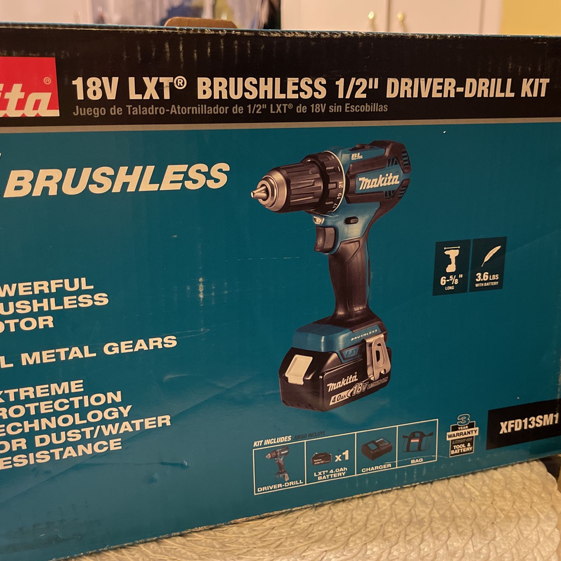 New 18v Brushless Driver (no Battery)