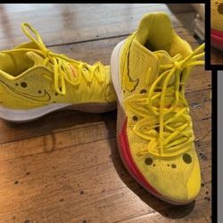 🟡 Nike Kyrie 5 SpongeBob Basketball Shoes – Rare Collab 🟡