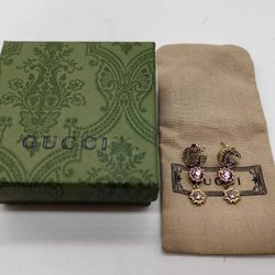 Gucci GG Flower Earrings
