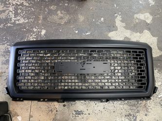 GMC SIERRA 2014-2015 black matte grille