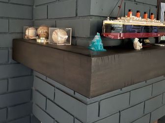 Fireplace mantel / floating shelf - brand new