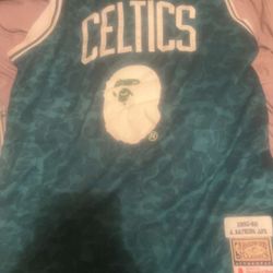 bape celtics jersey size xxl mens