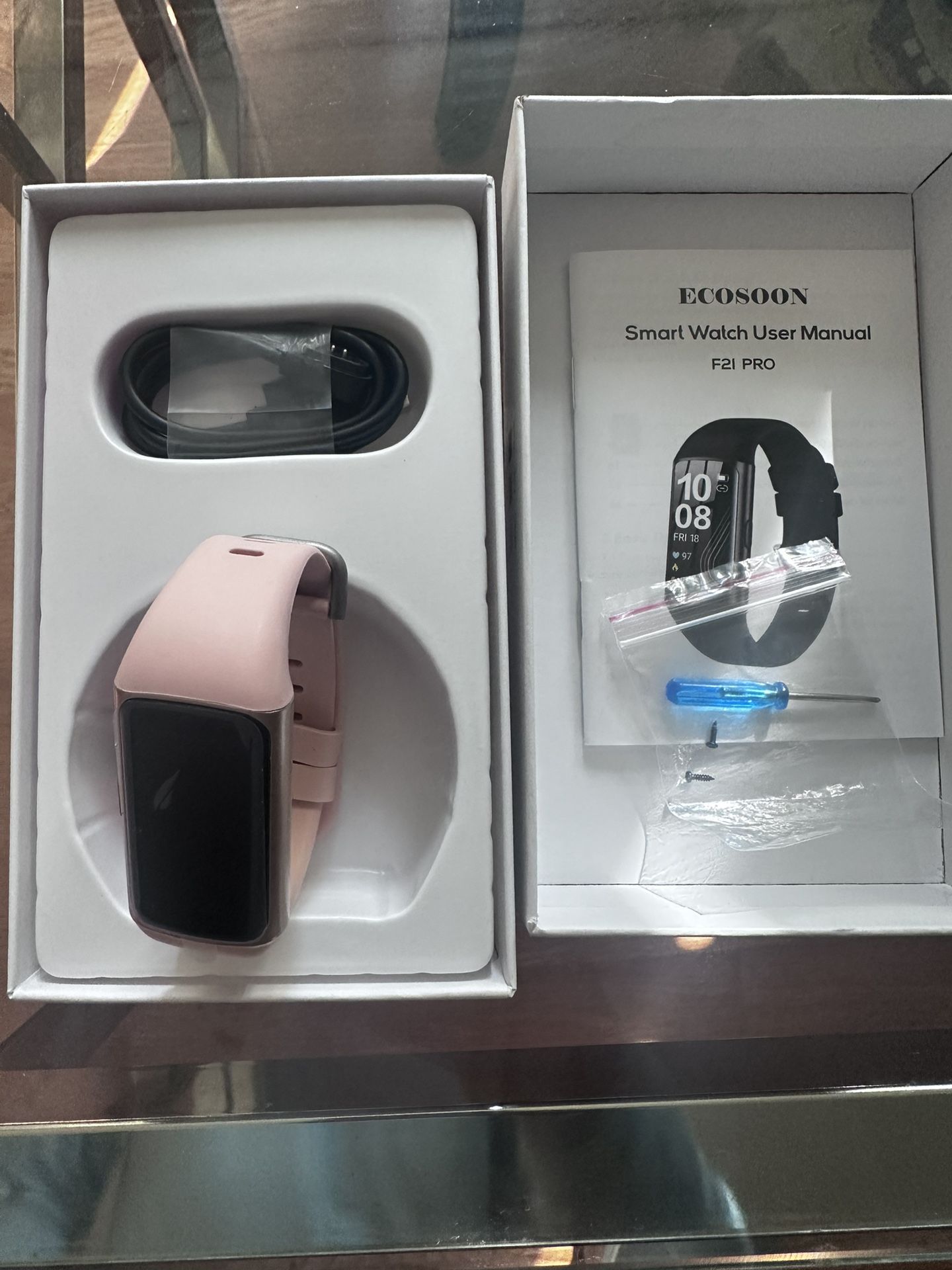 Pink fitness tracker new