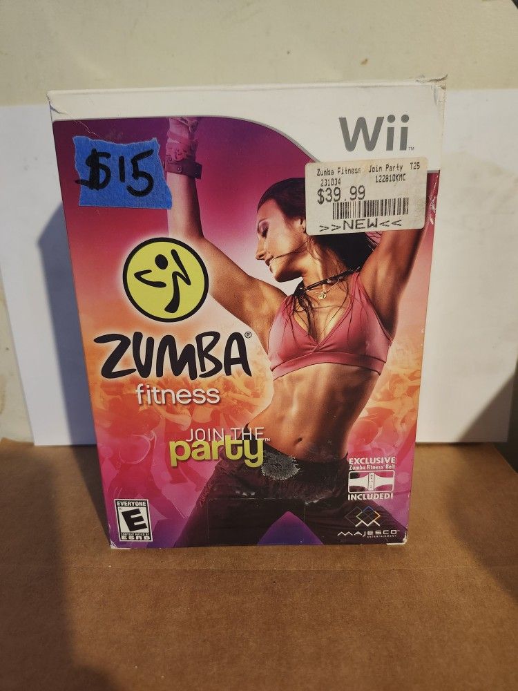 Zumba Fitness: Join the Party for the Nintendo Wii console.