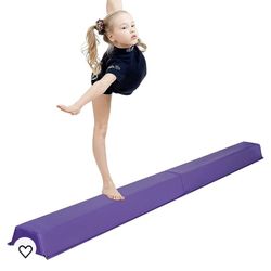 Balance beam for gymnastics