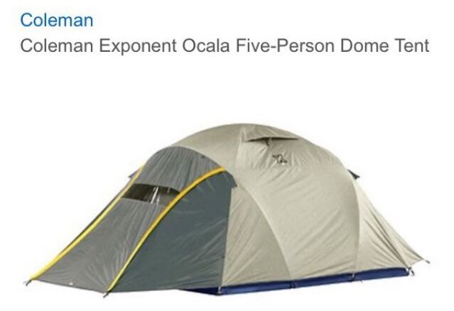 Coleman Exponent Ocala Five Person Dome Tent ⛺️