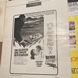 Woman of Straw (1964) pressbook $20 Check Pictures For Condition