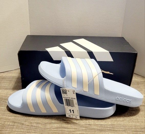 Adidas Adilette Aqua Slides - Size 11