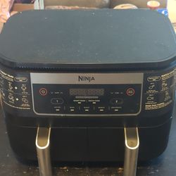Ninja DZ201 Foodi 8 Quart 6-in-1 DualZone 2-Basket Air Fryer with 2 Independent Frying Baskets,