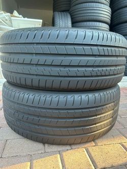 245/40/R21 Bridgestone Alenza 001 Run Flat (DOT 2024) LIKE NEW 2 Tires