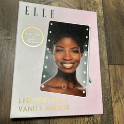 Elle LED Portable Vanity Lighted Mirror