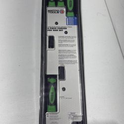 Matco 4 PIECE CURVED TIP PRY BAR SET - GREEN  Part No. PBSG4C