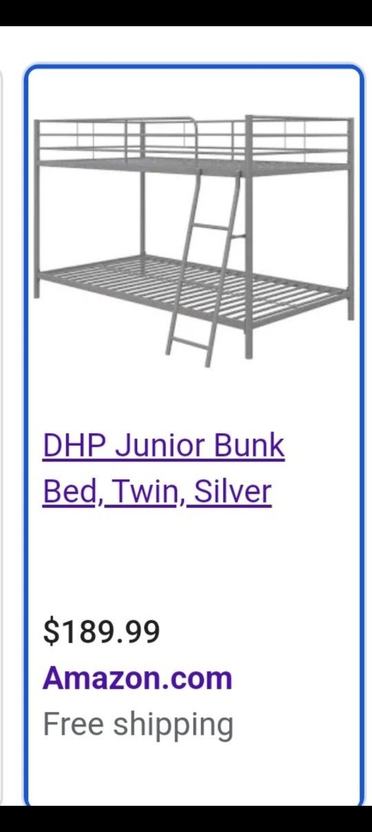 Black Bunk Bed