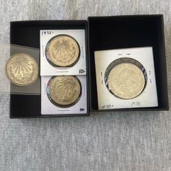 Silver Mexican Coins