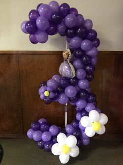 Purple balloons