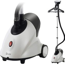 SALAV  GS18-DJ Standing Garment Steamer with Roll Wheels for Easy Movement, 1.8L Water Tank