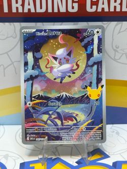 Hisuian Zorua Illustration Rare Card 145/128, 30th Celebration