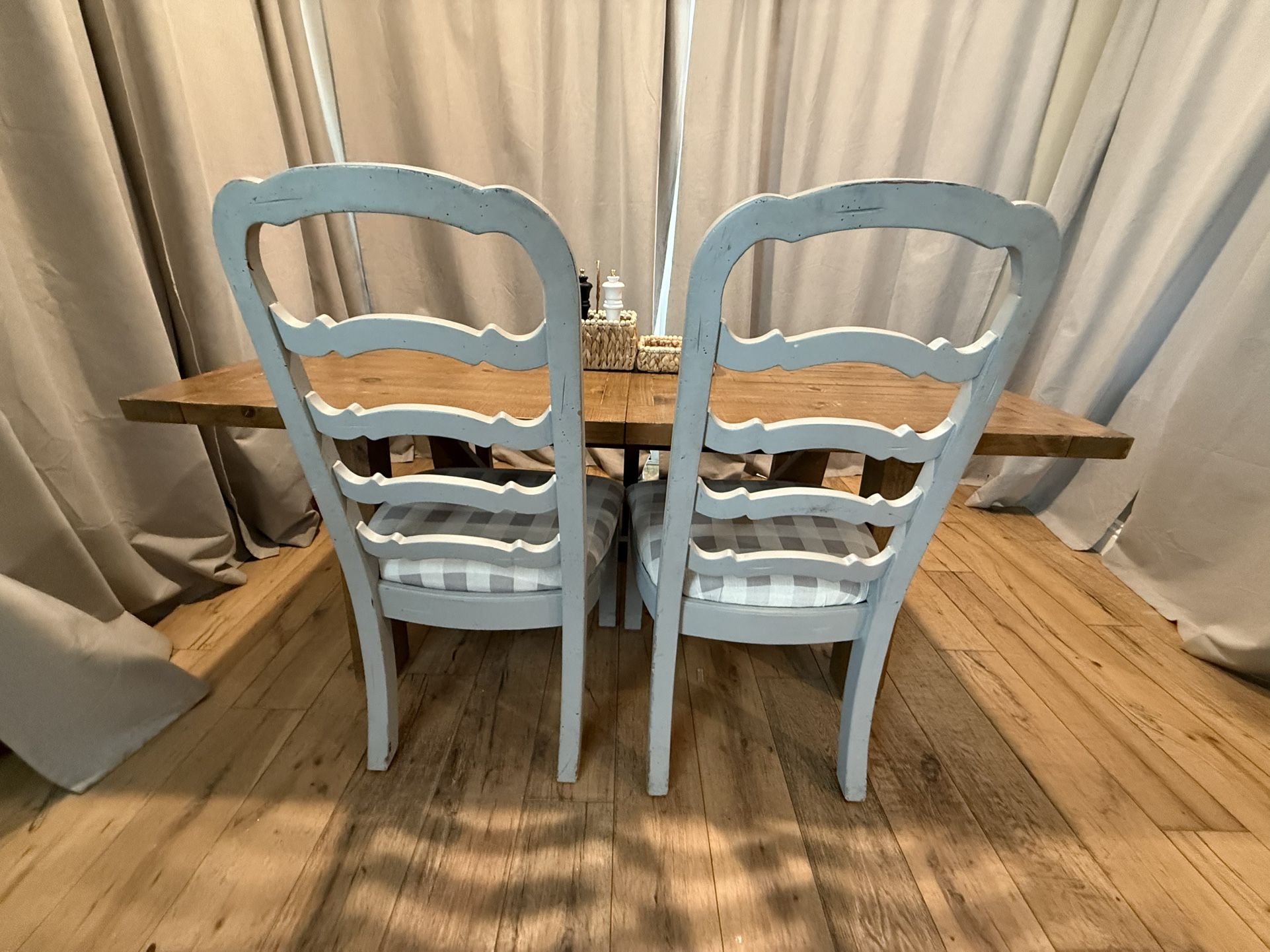 Farmhouse Wood Dining Chairs FREE