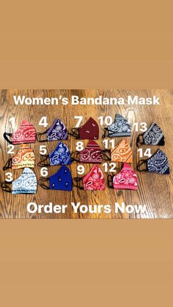 Bandana Face Covers