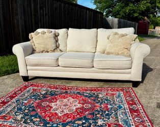 Raymour and Flanigan Sofa Including Throw Pillows and Delivery