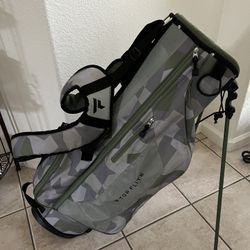 Top Flite Stand Bag Like New Backpack Strap 6-Way