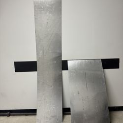 Aluminum Sheets (2 Pieces) – 25”x4ft & 18.75”x8ft – Great for DIY/Fabrication 